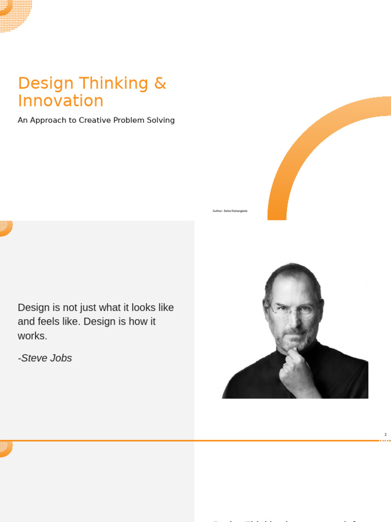 Design Thinking GL 1 Mr. Rahul | PDF | Design Thinking | Thought