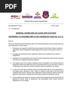 DOH Sick Leave Attestation Standards | PDF | Medicine | Health Care
