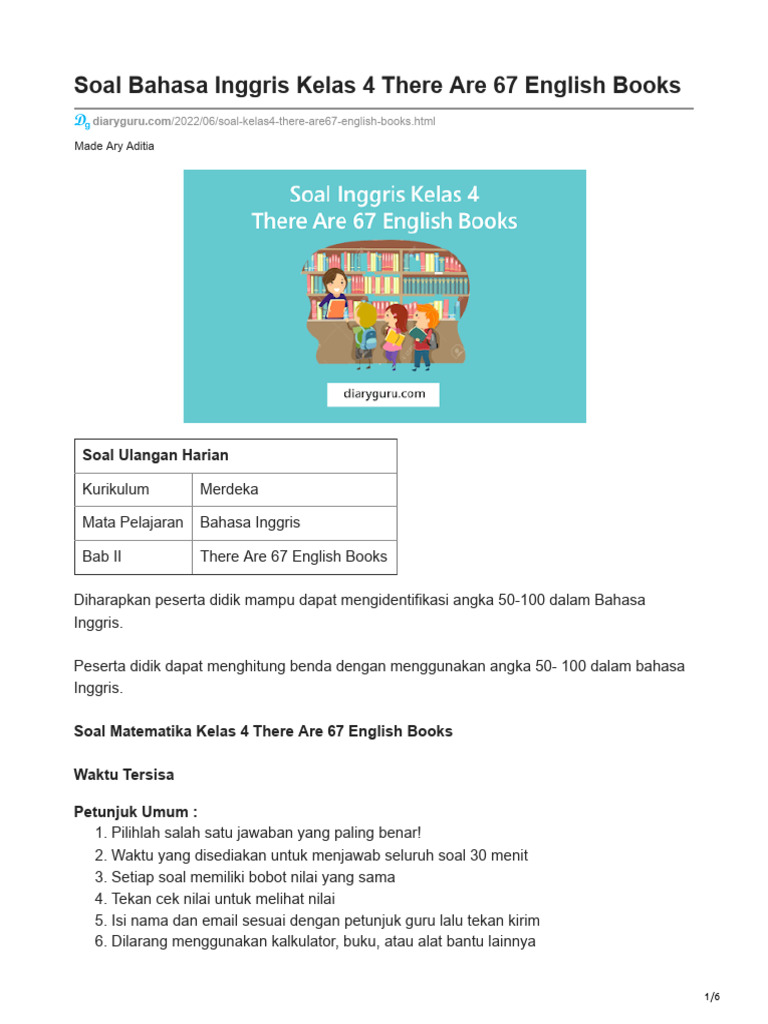 soal-bahasa-inggris-kelas-4-there-are-67-english-books-pdf