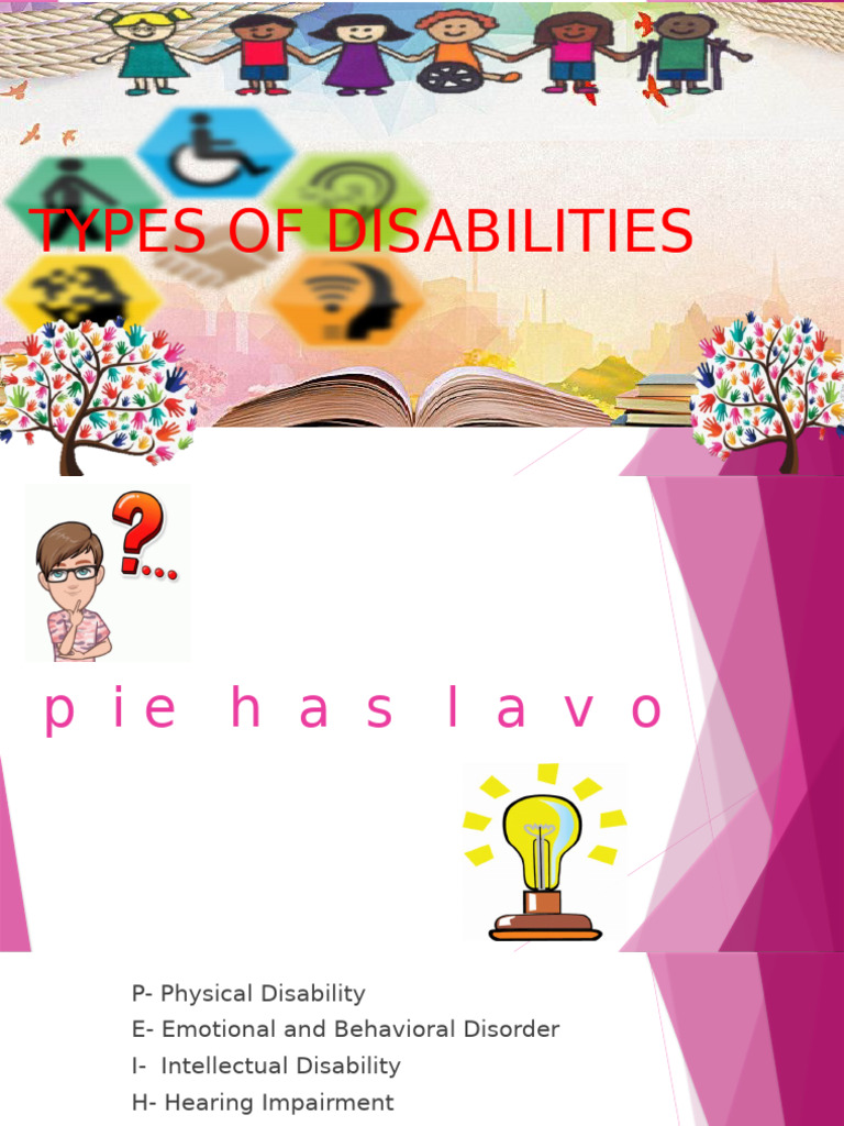 Overview of Disability Types | PDF | Attention Deficit Hyperactivity ...