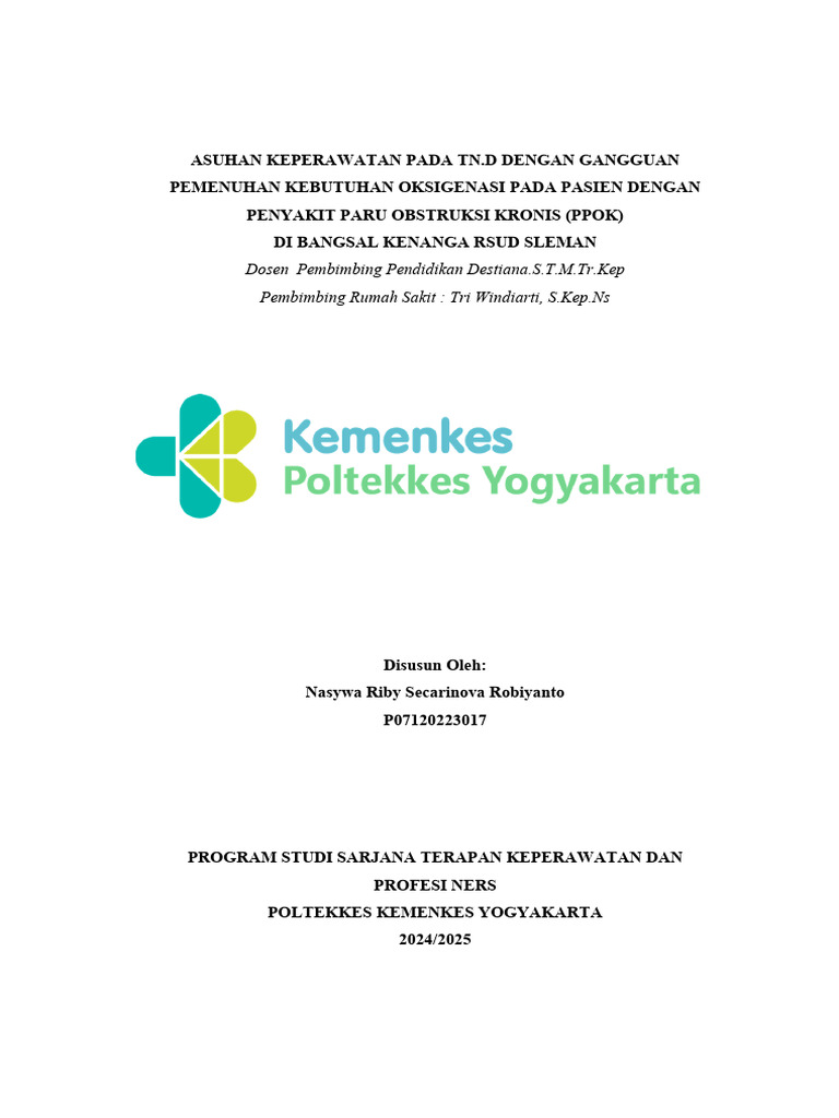 Askep Oksigenasi - Nasywa Riby | PDF | Sains & Matematika | Teknologi ...