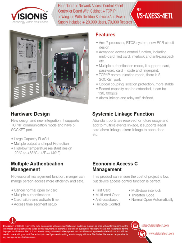 VS-AXESS-4ETL Access Control Overview | PDF | Access Control | Computing