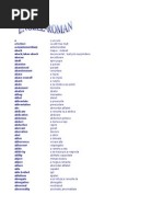 Dictionar Englez Roman | PDF