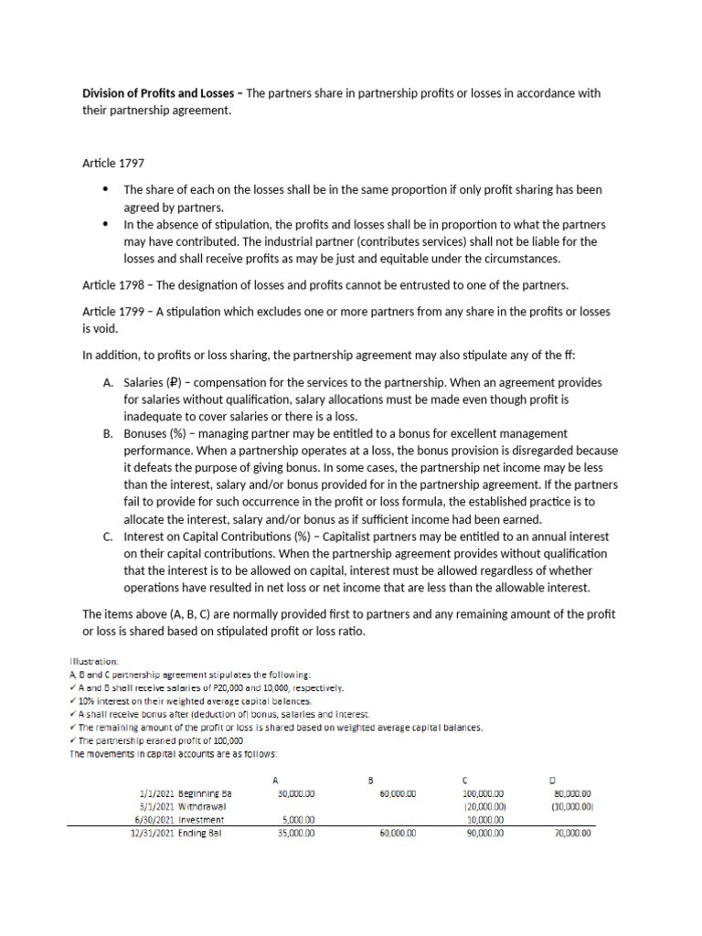 2 Partnership Operations | PDF | Finance & Money Management
