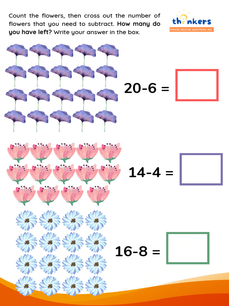 Subtraction Worksheets | PDF