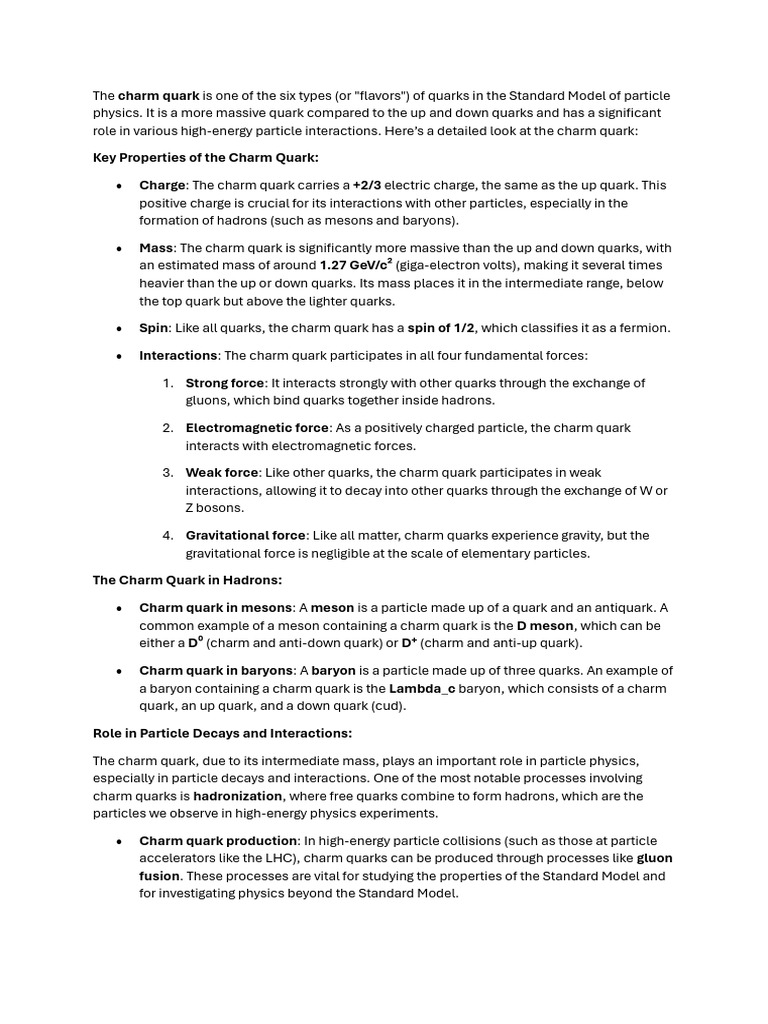 3 PDF Quark Elementary Particle