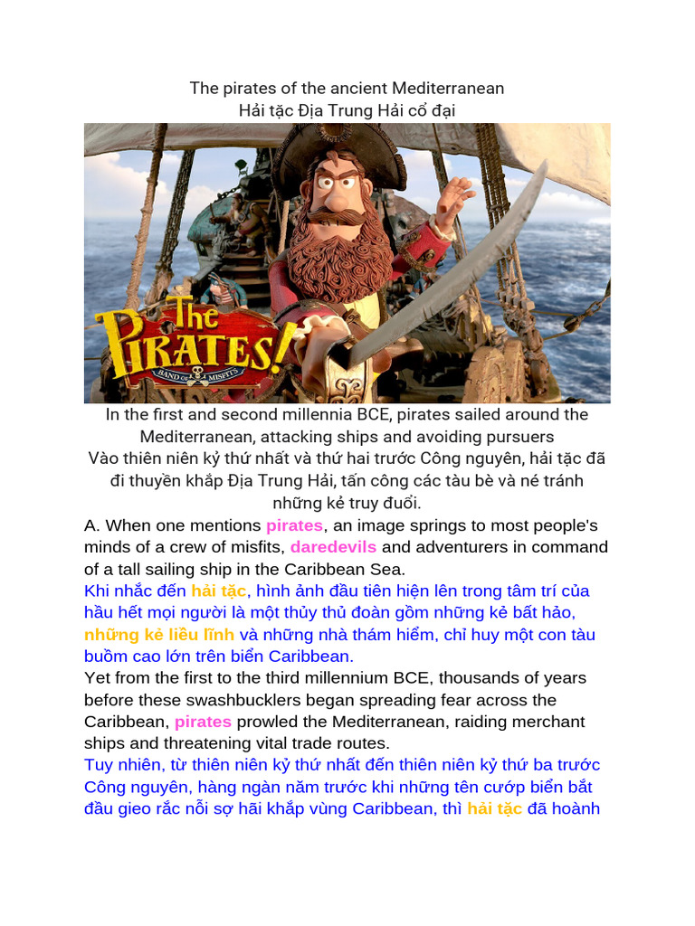The Pirates of The Ancient Mediterranean | PDF