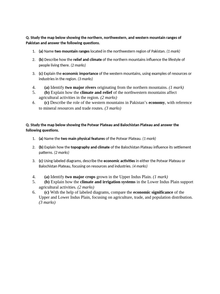 Topography Question | PDF