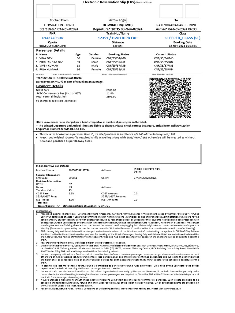 hwh-rjpb-exp-sleeper-class-sl-pdf-identity-document-payments