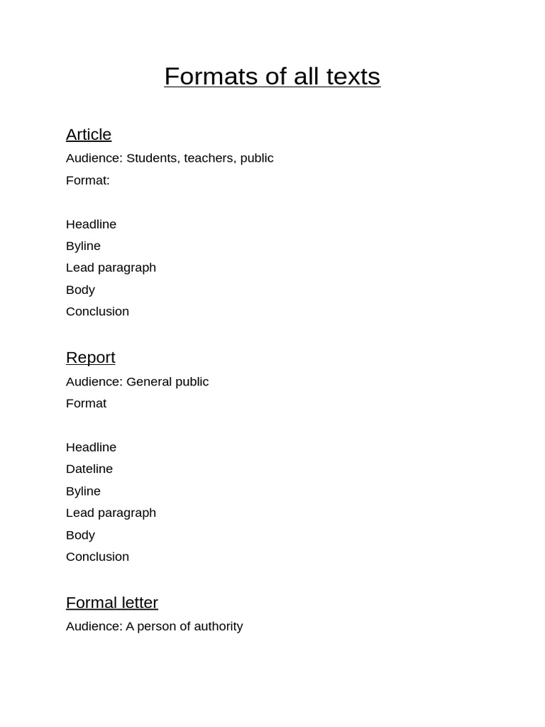Formats | PDF