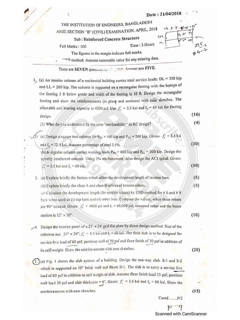 RCS Question (2018-2015) | PDF