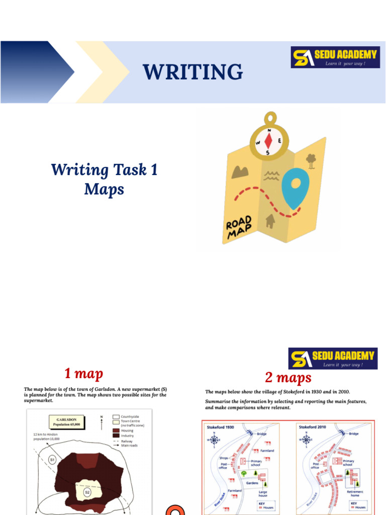 Map Writing Task 1 | PDF