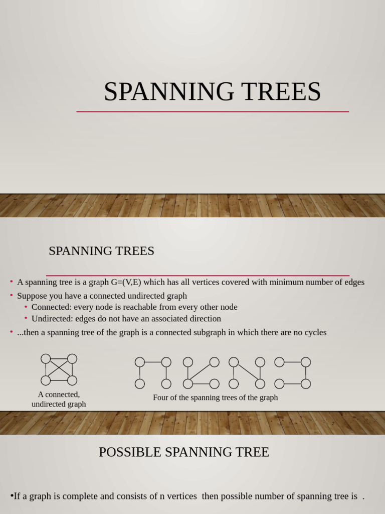 Spanning Tree | PDF | Graph Theory | Mathematical Relations