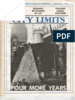 Cityli: Westway'S Economic Injustice Reagan'S '85 Housing Hit List Policing Illegal Evictions