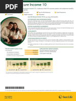 Sun Life Secure Income Overview | PDF | Insurance | Life Insurance
