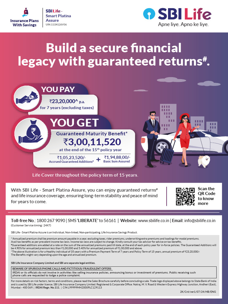 Platina Assure - For 3 Crore - V06 | PDF | Insurance | Life Insurance