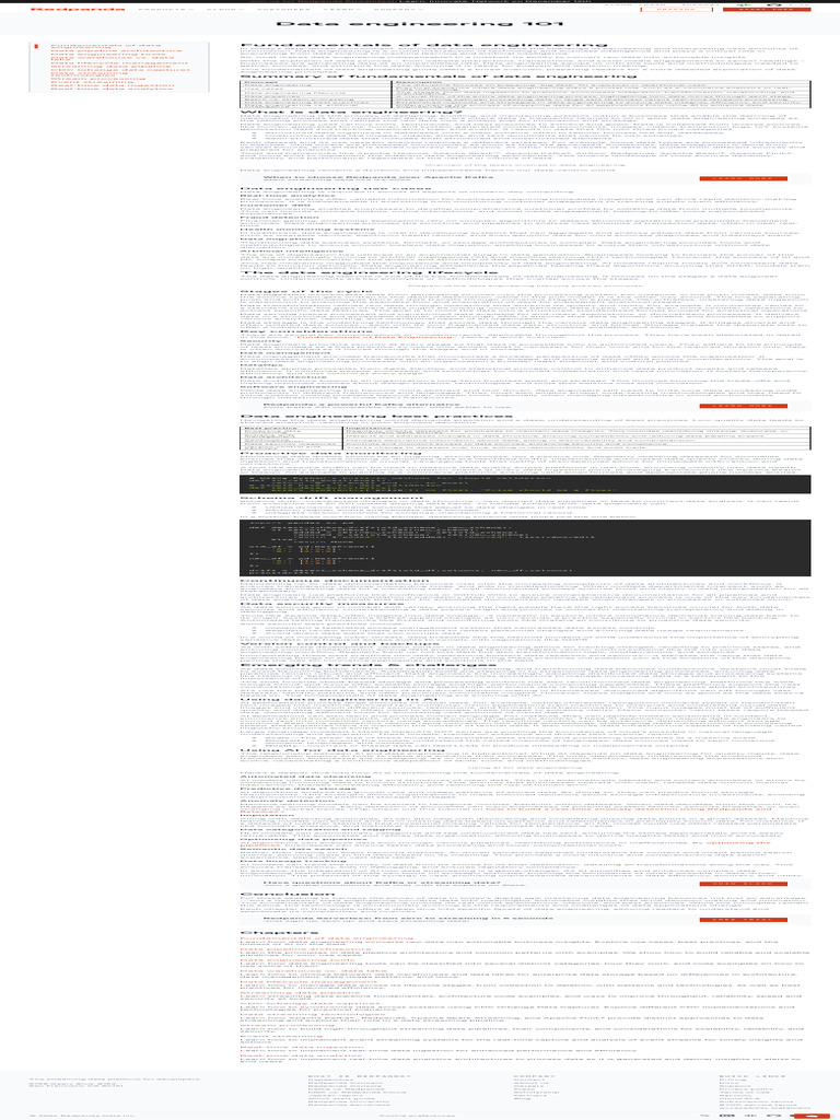 Data Engineering 101 | PDF | Artificial Intelligence | Intelligence (AI ...