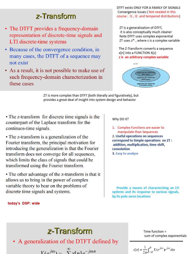 Understanding Z-Transform in DSP | PDF | Functions And Mappings ...
