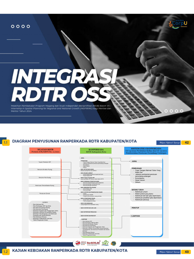 Proses Penyusunan RDTR Kabupaten/Kota | PDF