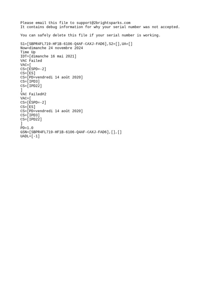 SyncBackPro Serial Number Issue | PDF | Computers