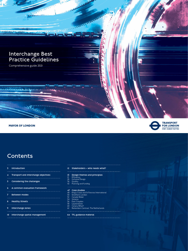 Interchange Best Practice Guidelines 2021 | PDF | Transport | Public ...