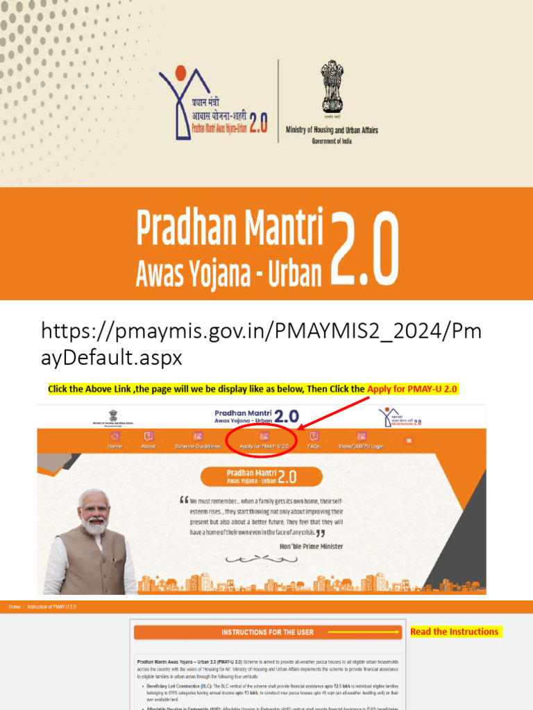 Pmay U 2 0 Application Process Guide Pdf Finance Money Management