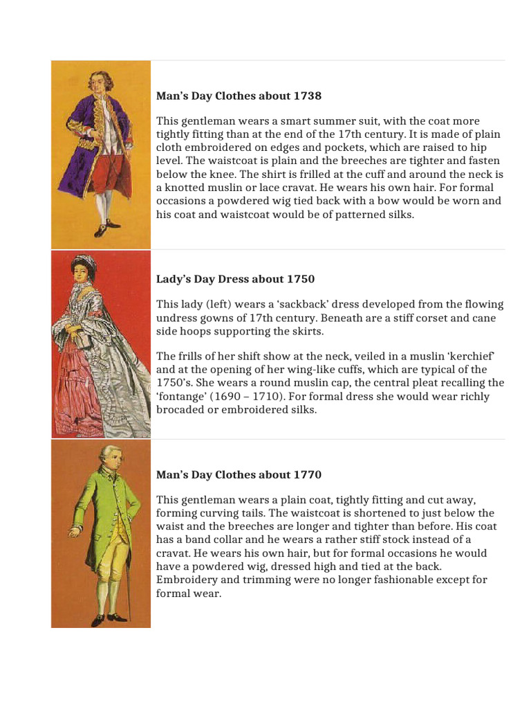 Fashion Through Ages 2 | PDF | Dress | Clothing