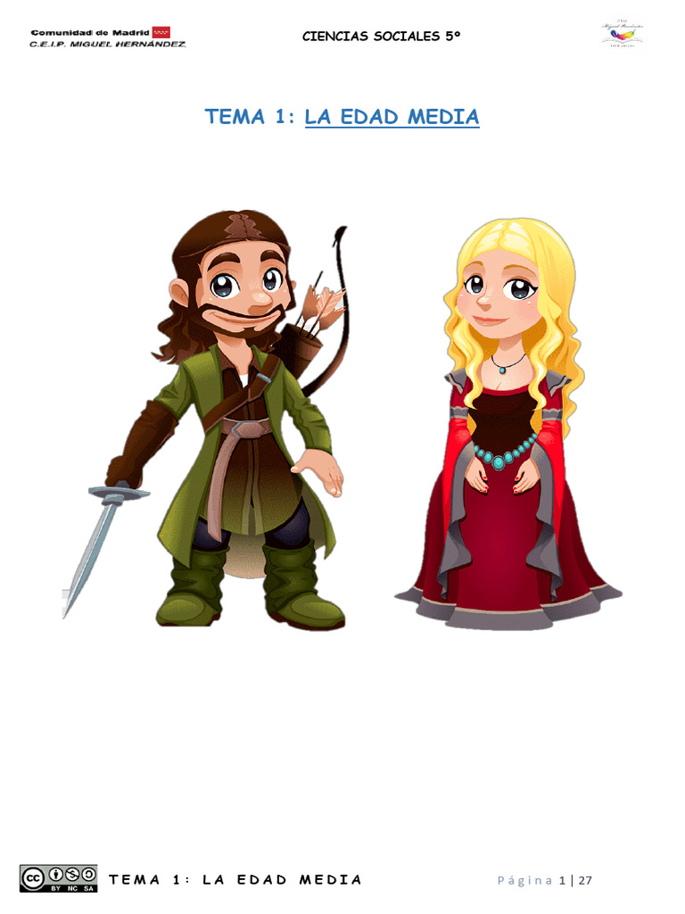 TEMA 1 EDAD MEDIA 5o P | PDF | Al Andalus | Edades medias