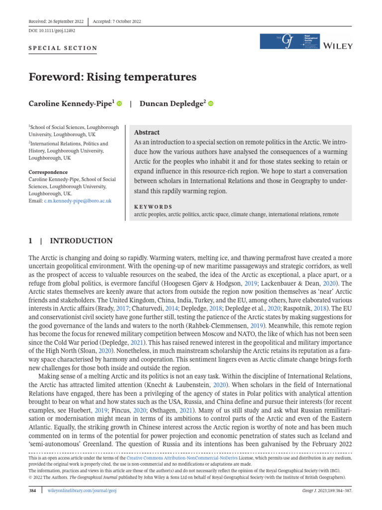 EBSCO FullText 2024 11 24 | PDF | Arctic | Climate Change