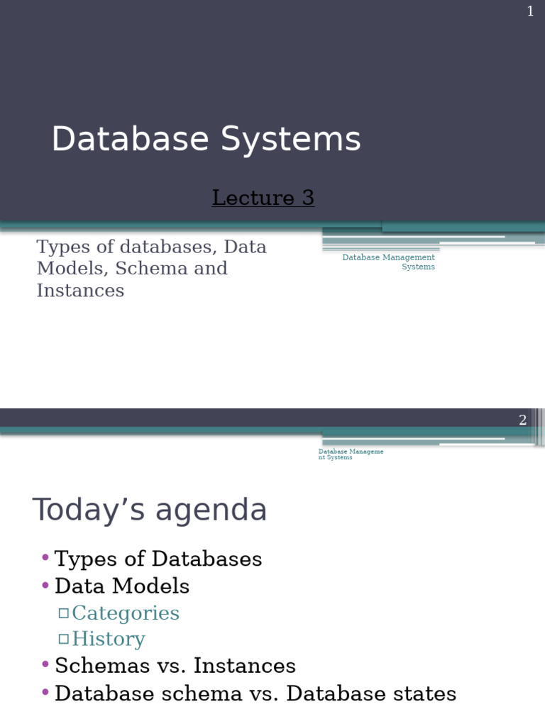 DB Lec 03 | PDF | Databases | Data Model