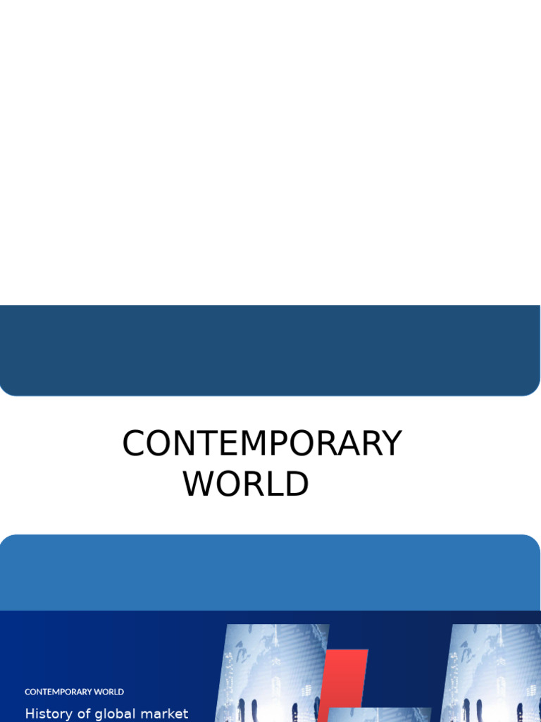 4 history of global market integration and its culture and industrial