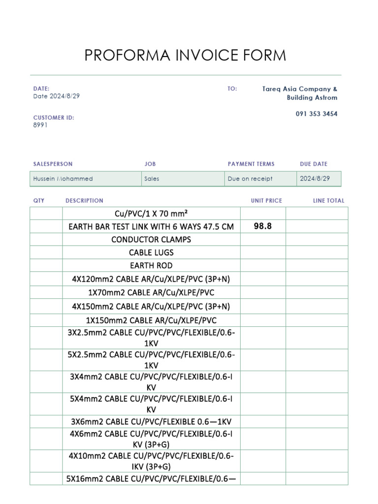 Invoice Document | PDF | Receipt | Accounting