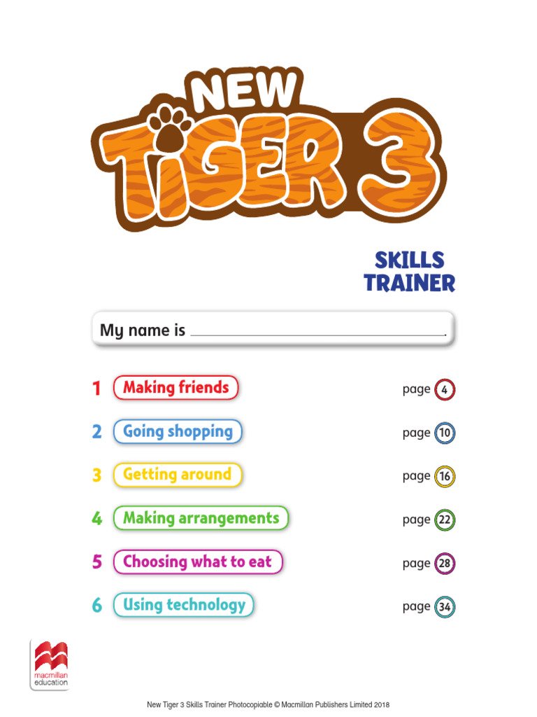 New Tiger 3 Skills Trainer Overview | PDF