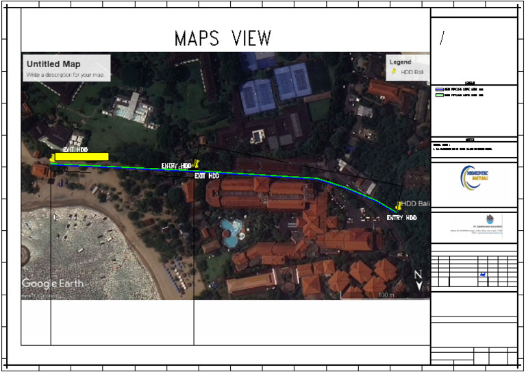 HDD Pipe Installation Project Bali | PDF