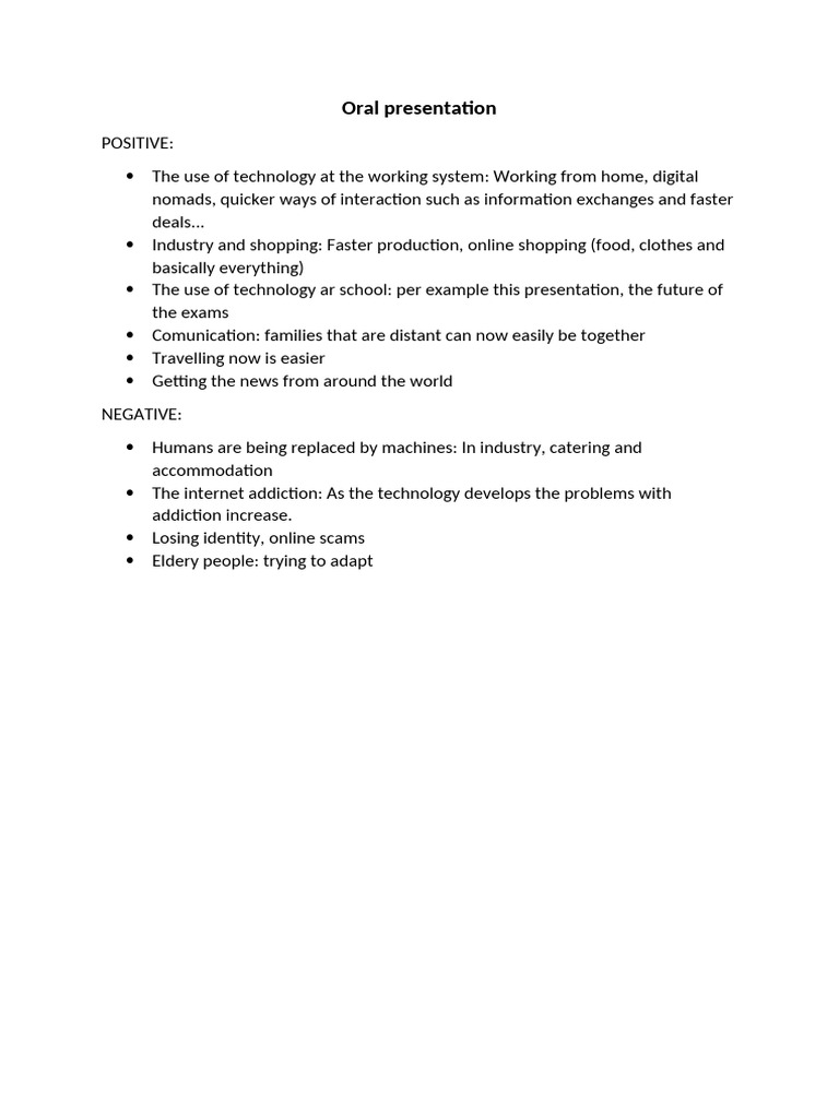 Oral Presentation Pdf Communication