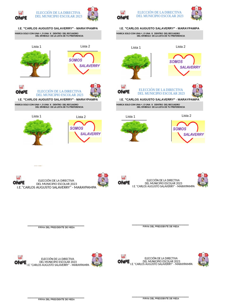 Diseño de Cédulas | PDF