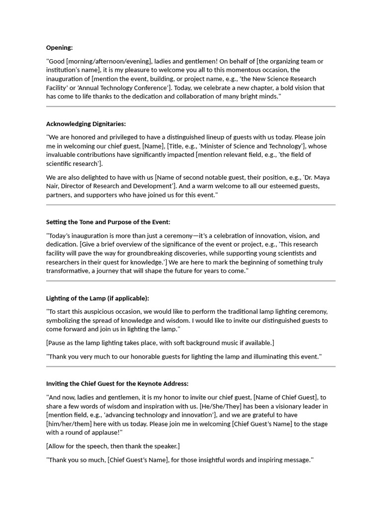 Inauguration Ceremony Highlights | PDF | Foreign Language Studies ...