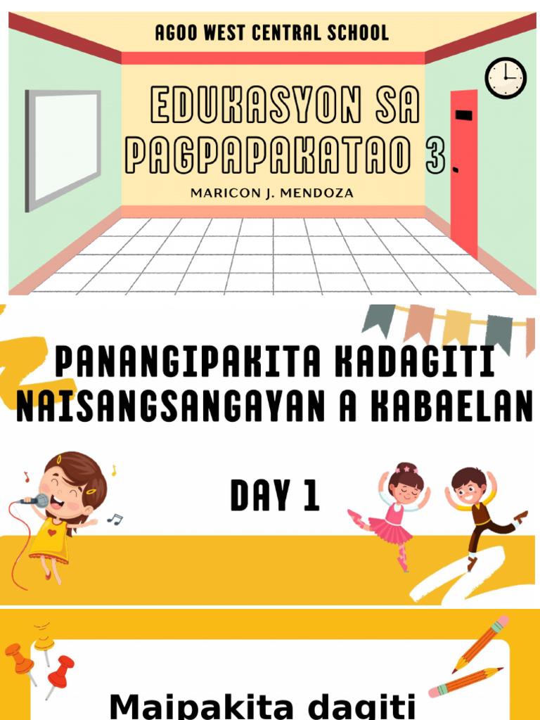 Esp Week 1 - Day 1-5 | PDF
