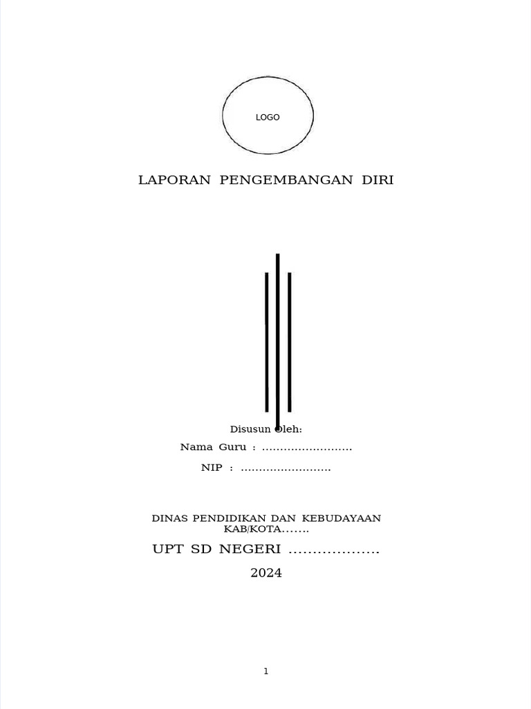 Laporan Pengembangan Diri Guru 2024 | PDF