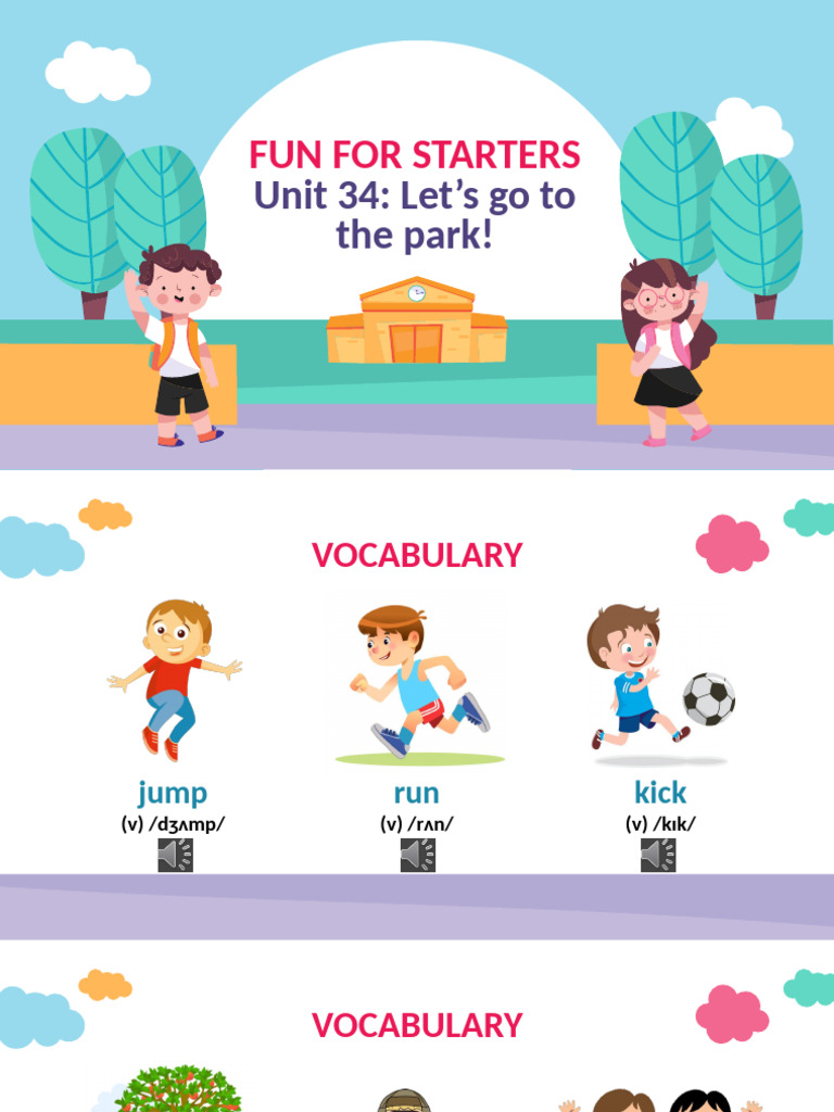 Fun for Starters: Unit 34 Overview | PDF
