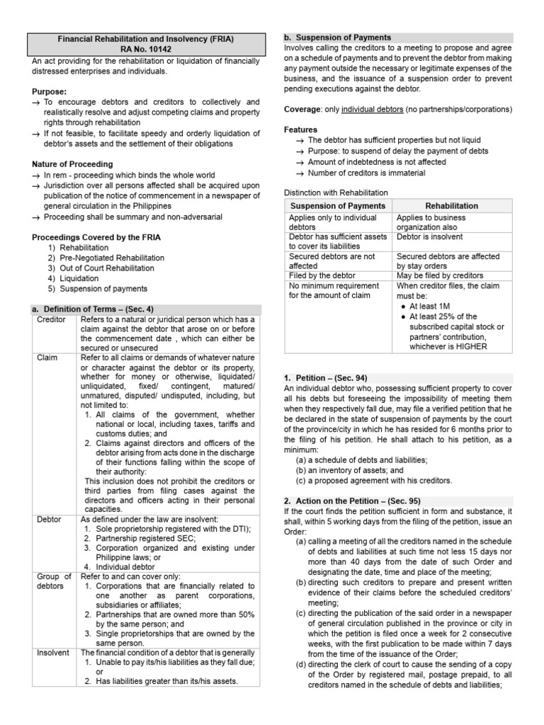 review-notes-fria-pdf-bankruptcy-insolvency
