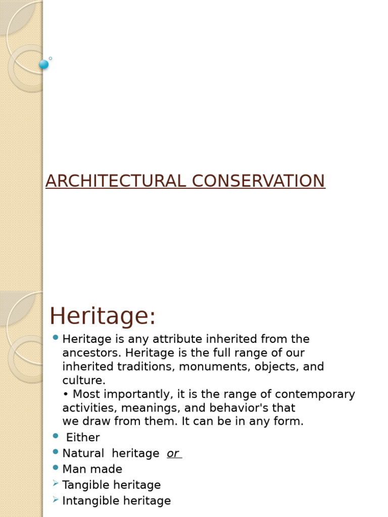 conservation LEC-1 | PDF | Cultural Heritage | Conservation Biology