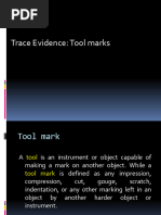 Forensic Analysis of Tool Marks | PDF | Crime Scene | Forensic Science