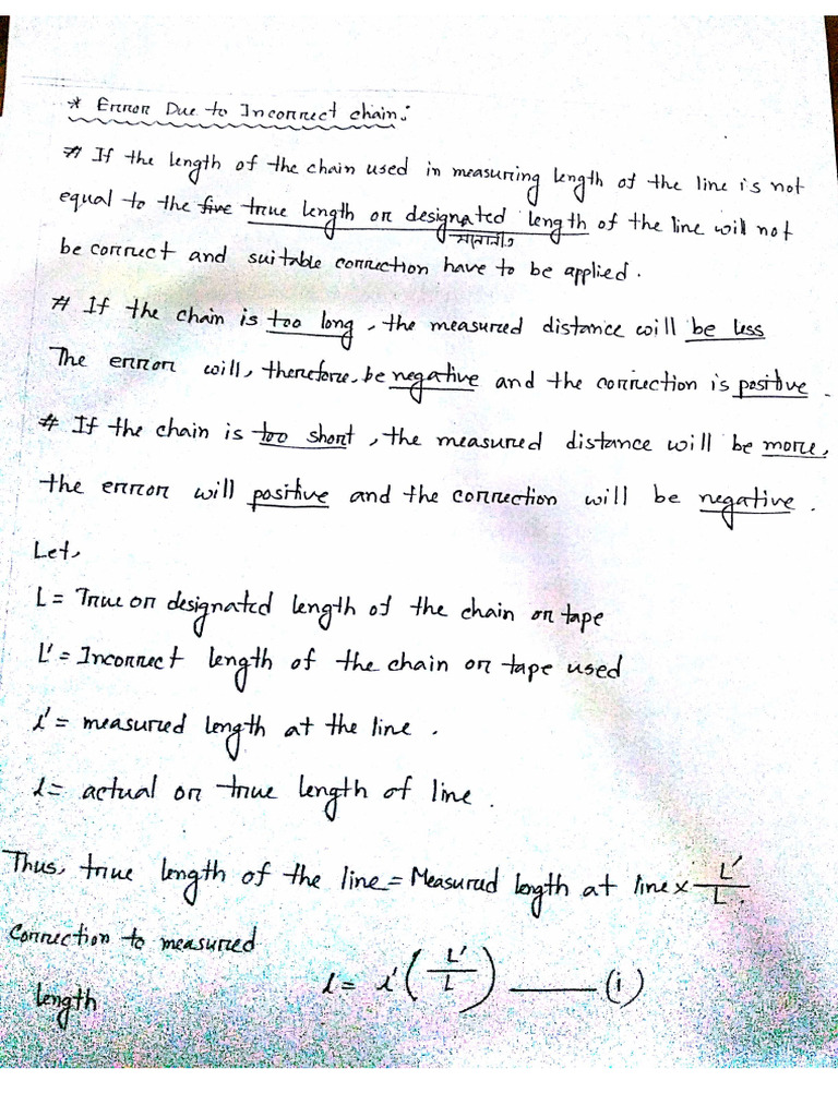 Survey Mid - Notes | PDF