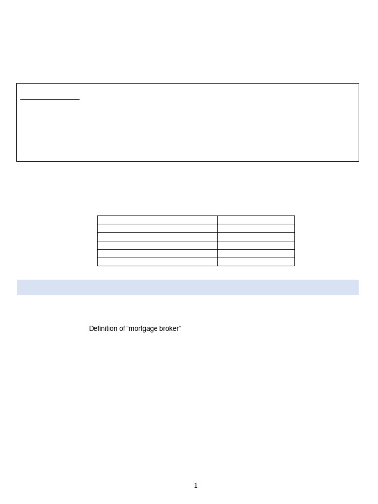SAFEMLO Test Outline National Test With UST 050917 | PDF | Mortgages ...
