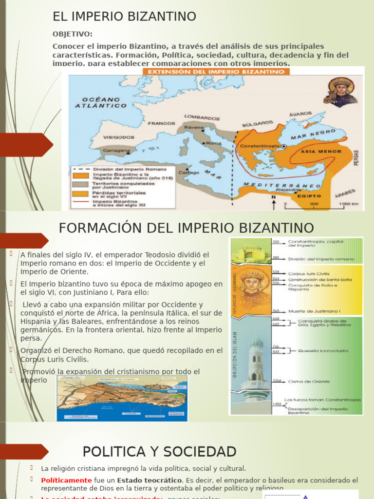 El Imperio Bizantino 2do Bgu | PDF | imperio Bizantino | imperio Romano