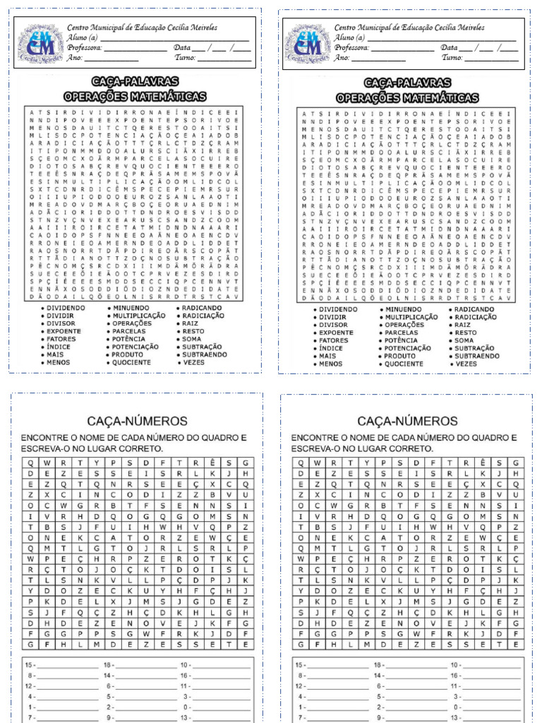 Atividade De Matemática Desafio Pdf Carreira E Crescimento