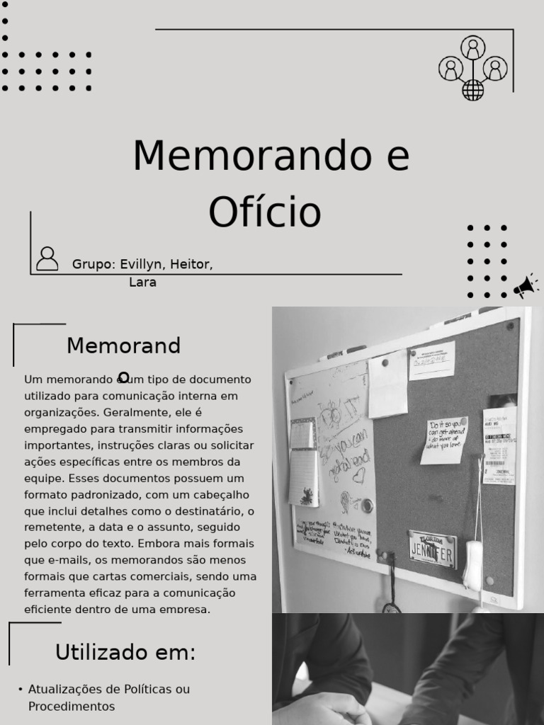Diferenças entre Memorando e Ofício | PDF | Comunicação