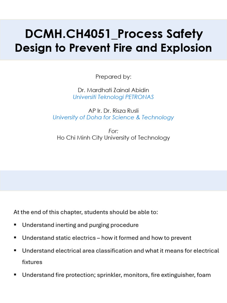 Design To Prevent Fire and Explosion | PDF | Physical Sciences | Materials