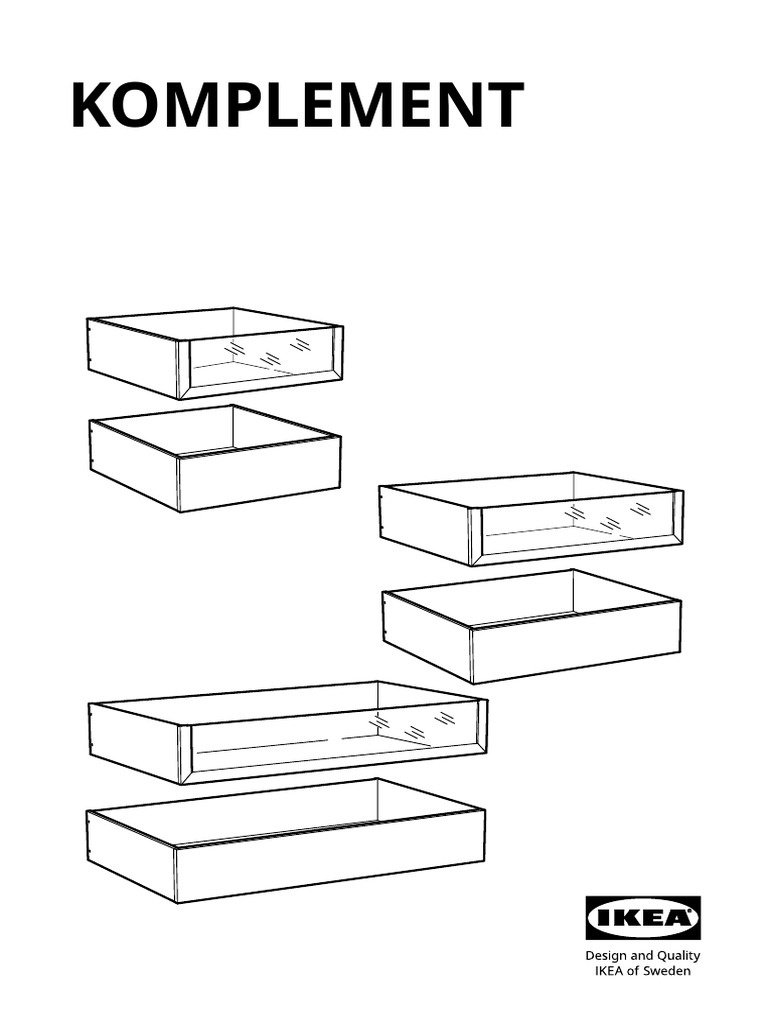 KOMPLEMENT Drawer Assembly Guide PDF